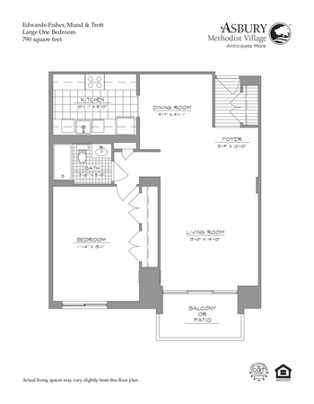 Floorplan of Asbury Methodist Village, Assisted Living, Nursing Home, Independent Living, CCRC, Gaithersburg, MD 3