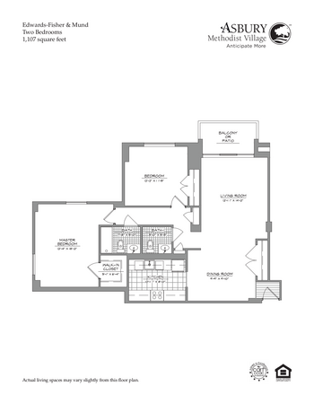 Floorplan of Asbury Methodist Village, Assisted Living, Nursing Home, Independent Living, CCRC, Gaithersburg, MD 2