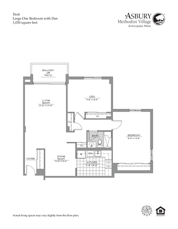 Floorplan of Asbury Methodist Village, Assisted Living, Nursing Home, Independent Living, CCRC, Gaithersburg, MD 5