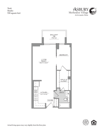 Floorplan of Asbury Methodist Village, Assisted Living, Nursing Home, Independent Living, CCRC, Gaithersburg, MD 6