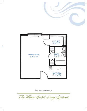 Floorplan of American Village, Assisted Living, Nursing Home, Independent Living, CCRC, Indianapolis, IN 8