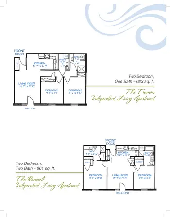 Floorplan of American Village, Assisted Living, Nursing Home, Independent Living, CCRC, Indianapolis, IN 11
