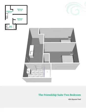 Floorplan of Bethany Village, Assisted Living, Nursing Home, Independent Living, CCRC, Indianapolis, IN 6