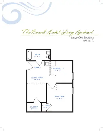 Floorplan of Bethany Village, Assisted Living, Nursing Home, Independent Living, CCRC, Indianapolis, IN 13