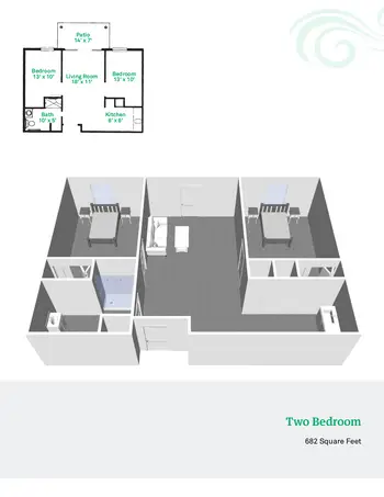 Floorplan of Brownsburg Meadows, Assisted Living, Nursing Home, Independent Living, CCRC, Brownsburg, IN 5