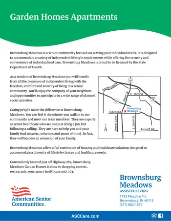 Floorplan of Brownsburg Meadows, Assisted Living, Nursing Home, Independent Living, CCRC, Brownsburg, IN 18
