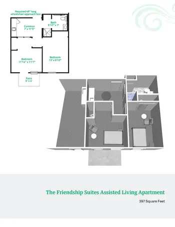 Floorplan of Heritage Park, Assisted Living, Nursing Home, Independent Living, CCRC, Wayne, IN 3