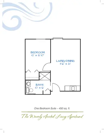 Floorplan of Meadow Lakes, Assisted Living, Nursing Home, Independent Living, CCRC, Mooresville, IN 13