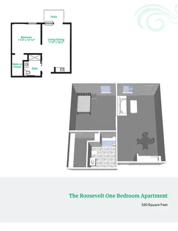 Floorplan of Rosegate, Assisted Living, Nursing Home, Independent Living, CCRC, Indianapolis, IN 4