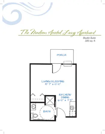 Floorplan of Rosegate, Assisted Living, Nursing Home, Independent Living, CCRC, Indianapolis, IN 11