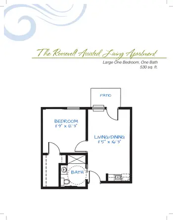 Floorplan of Rosegate, Assisted Living, Nursing Home, Independent Living, CCRC, Indianapolis, IN 13
