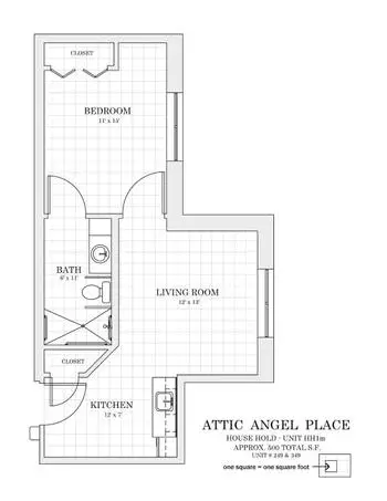 Floorplan of Attic Angel Place, Assisted Living, Nursing Home, Independent Living, CCRC, Middleton, WI 1