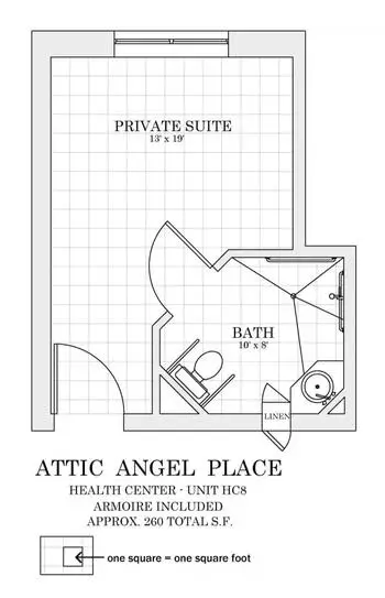 Floorplan of Attic Angel Place, Assisted Living, Nursing Home, Independent Living, CCRC, Middleton, WI 3