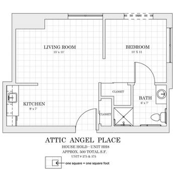 Floorplan of Attic Angel Place, Assisted Living, Nursing Home, Independent Living, CCRC, Middleton, WI 10