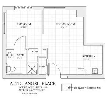 Floorplan of Attic Angel Place, Assisted Living, Nursing Home, Independent Living, CCRC, Middleton, WI 6
