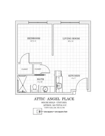 Floorplan of Attic Angel Place, Assisted Living, Nursing Home, Independent Living, CCRC, Middleton, WI 12