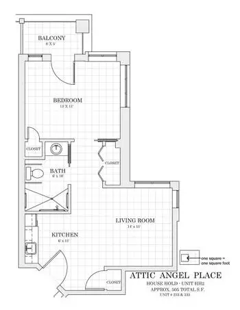 Floorplan of Attic Angel Place, Assisted Living, Nursing Home, Independent Living, CCRC, Middleton, WI 7