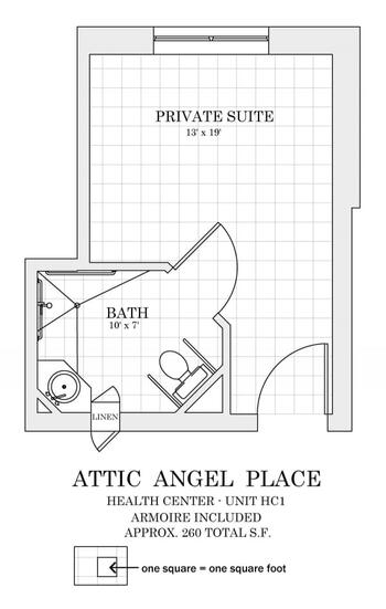 Floorplan of Attic Angel Place, Assisted Living, Nursing Home, Independent Living, CCRC, Middleton, WI 18
