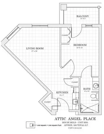 Floorplan of Attic Angel Place, Assisted Living, Nursing Home, Independent Living, CCRC, Middleton, WI 20