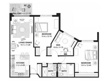 Floorplan of Apple Valley Campus, Assisted Living, Nursing Home, Independent Living, CCRC, Apple Valley, MN 3