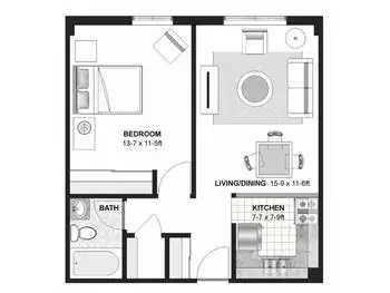 Floorplan of Augustana Minneapolis, Assisted Living, Nursing Home, Independent Living, CCRC, Minneapolis, MN 1