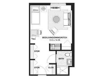 Floorplan of Augustana Minneapolis, Assisted Living, Nursing Home, Independent Living, CCRC, Minneapolis, MN 6