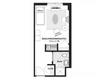 Floorplan of Augustana Minneapolis, Assisted Living, Nursing Home, Independent Living, CCRC, Minneapolis, MN 2