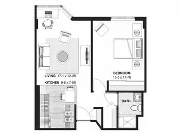 Floorplan of Augustana Minneapolis, Assisted Living, Nursing Home, Independent Living, CCRC, Minneapolis, MN 3