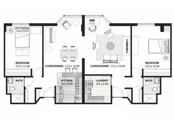 Floorplan of Augustana Minneapolis, Assisted Living, Nursing Home, Independent Living, CCRC, Minneapolis, MN 8