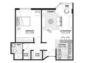 Floorplan of Augustana Minneapolis, Assisted Living, Nursing Home, Independent Living, CCRC, Minneapolis, MN 12
