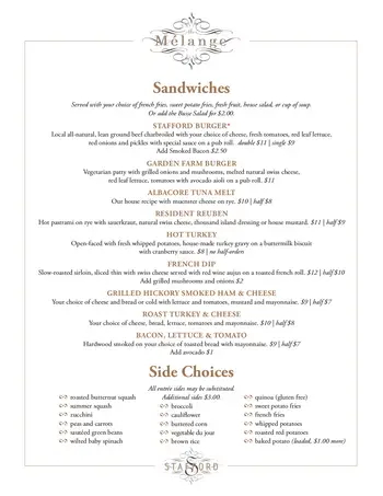 Dining menu of The Stafford, Assisted Living, Nursing Home, Independent Living, CCRC, Lake Oswego, OR 4
