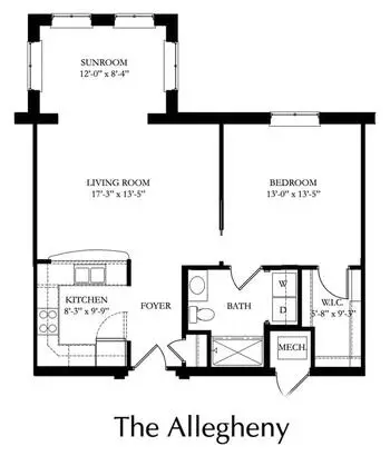 Floorplan of Providence Point, Assisted Living, Nursing Home, Independent Living, CCRC, Pittsburgh, PA 4