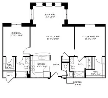 Floorplan of Providence Point, Assisted Living, Nursing Home, Independent Living, CCRC, Pittsburgh, PA 8