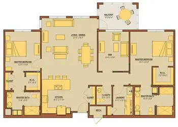Floorplan of Providence Point, Assisted Living, Nursing Home, Independent Living, CCRC, Pittsburgh, PA 18