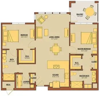 Floorplan of Providence Point, Assisted Living, Nursing Home, Independent Living, CCRC, Pittsburgh, PA 11