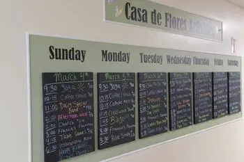 Activity Calendar of Casa de Flores, Assisted Living, Nursing Home, Independent Living, CCRC, Morro Bay, CA 5