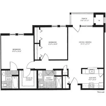 Floorplan of The Knolls, Assisted Living, Nursing Home, Independent Living, CCRC, Valhalla, NY 19