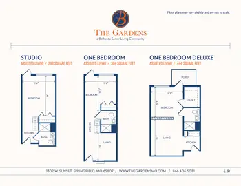 Floorplan of The Gardens, Assisted Living, Nursing Home, Independent Living, CCRC, Springfield, MO 4