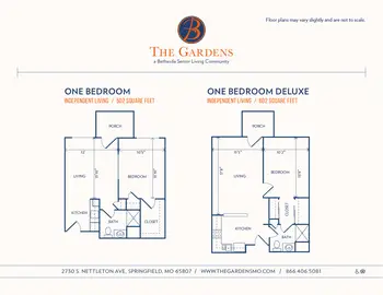 Floorplan of The Gardens, Assisted Living, Nursing Home, Independent Living, CCRC, Springfield, MO 8