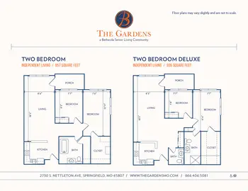 Floorplan of The Gardens, Assisted Living, Nursing Home, Independent Living, CCRC, Springfield, MO 9