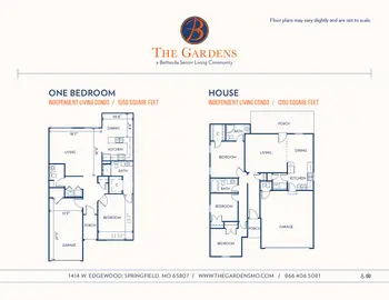 Floorplan of The Gardens, Assisted Living, Nursing Home, Independent Living, CCRC, Springfield, MO 6