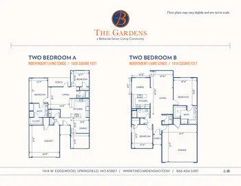 Floorplan of The Gardens, Assisted Living, Nursing Home, Independent Living, CCRC, Springfield, MO 7