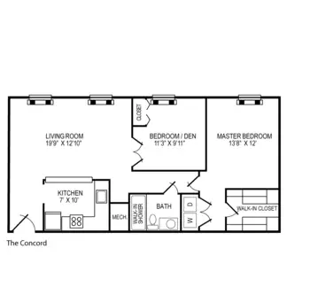 Floorplan of The Towne House Retirement Community, Assisted Living, Nursing Home, Independent Living, CCRC, Fort Wayne, IN 2