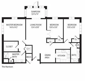 Floorplan of The Towne House Retirement Community, Assisted Living, Nursing Home, Independent Living, CCRC, Fort Wayne, IN 3