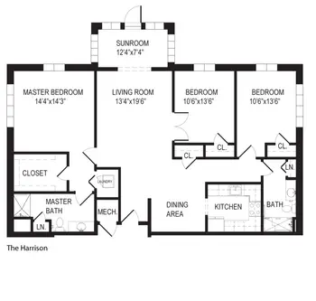 Floorplan of The Towne House Retirement Community, Assisted Living, Nursing Home, Independent Living, CCRC, Fort Wayne, IN 4