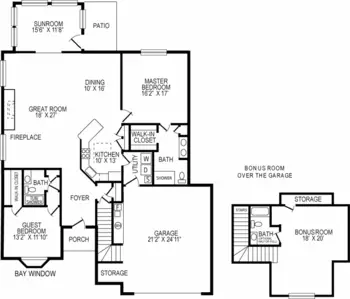 Floorplan of The Towne House Retirement Community, Assisted Living, Nursing Home, Independent Living, CCRC, Fort Wayne, IN 8