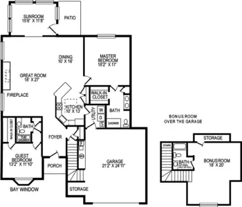 Floorplan of The Towne House Retirement Community, Assisted Living, Nursing Home, Independent Living, CCRC, Fort Wayne, IN 9