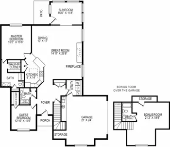 Floorplan of The Towne House Retirement Community, Assisted Living, Nursing Home, Independent Living, CCRC, Fort Wayne, IN 10