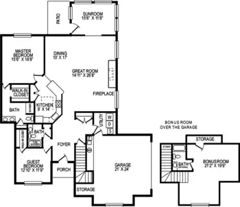 Floorplan of The Towne House Retirement Community, Assisted Living, Nursing Home, Independent Living, CCRC, Fort Wayne, IN 11