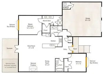 Floorplan of Hoosier Village, Assisted Living, Nursing Home, Independent Living, CCRC, Indianapolis, IN 10